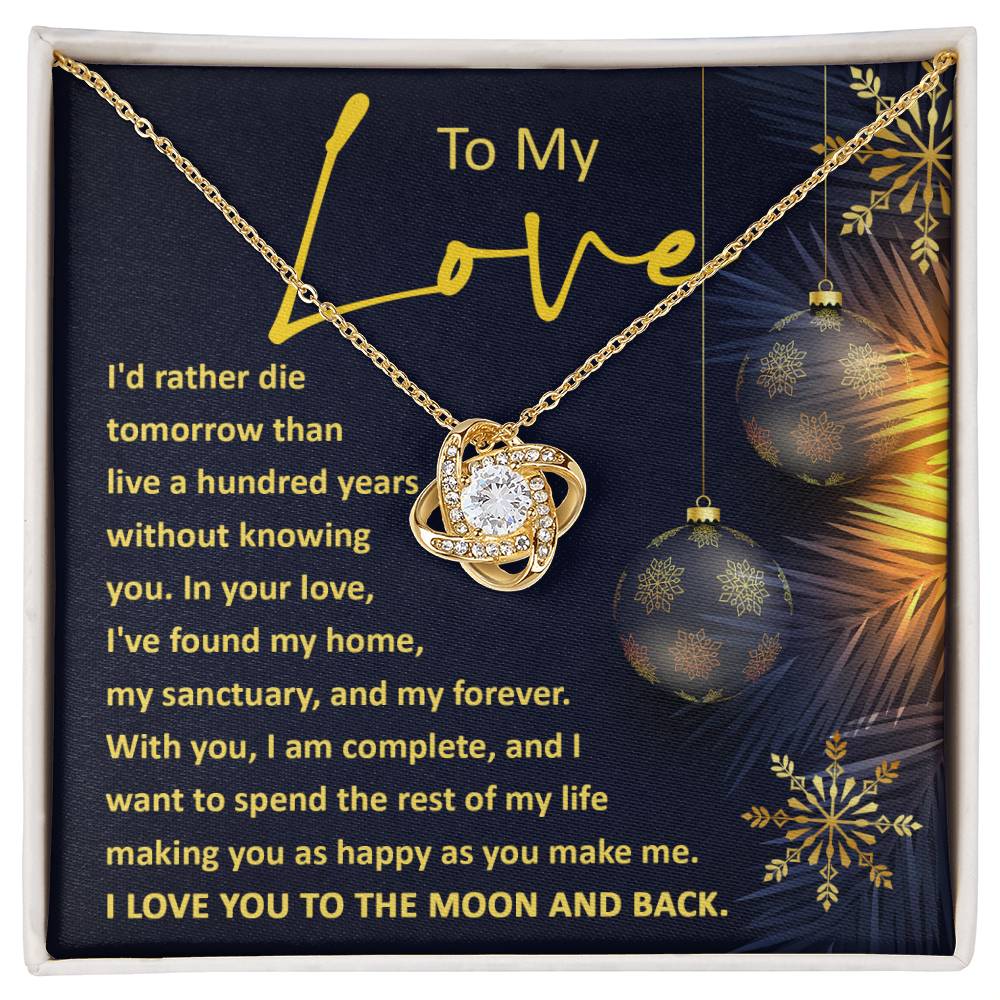 To My Love, I love you to the Moon and back