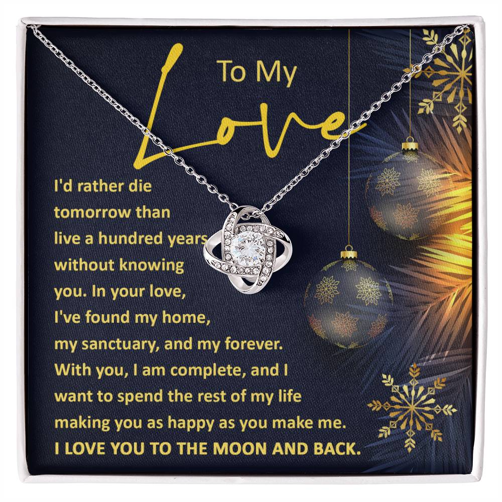 To My Love, I love you to the Moon and back