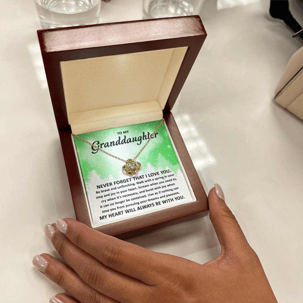 To My Granddaughter Pursuing your Dreams