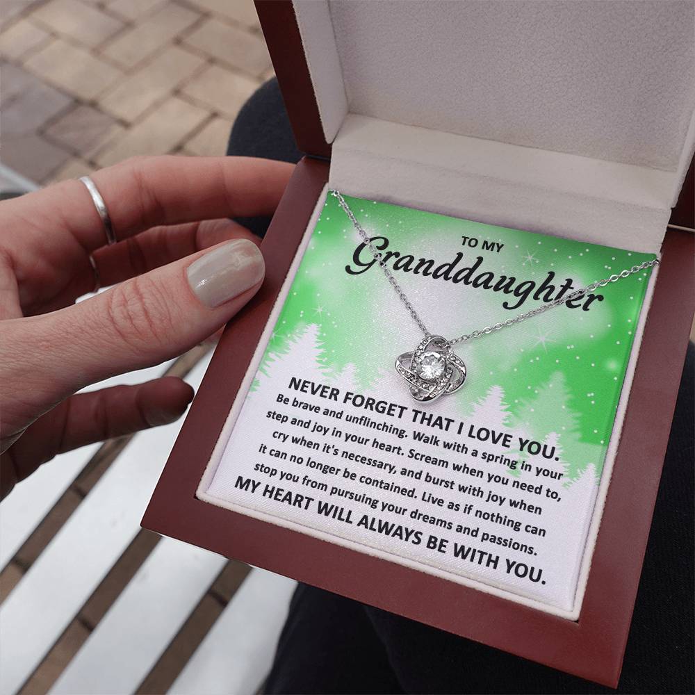 To My Granddaughter Pursuing your Dreams