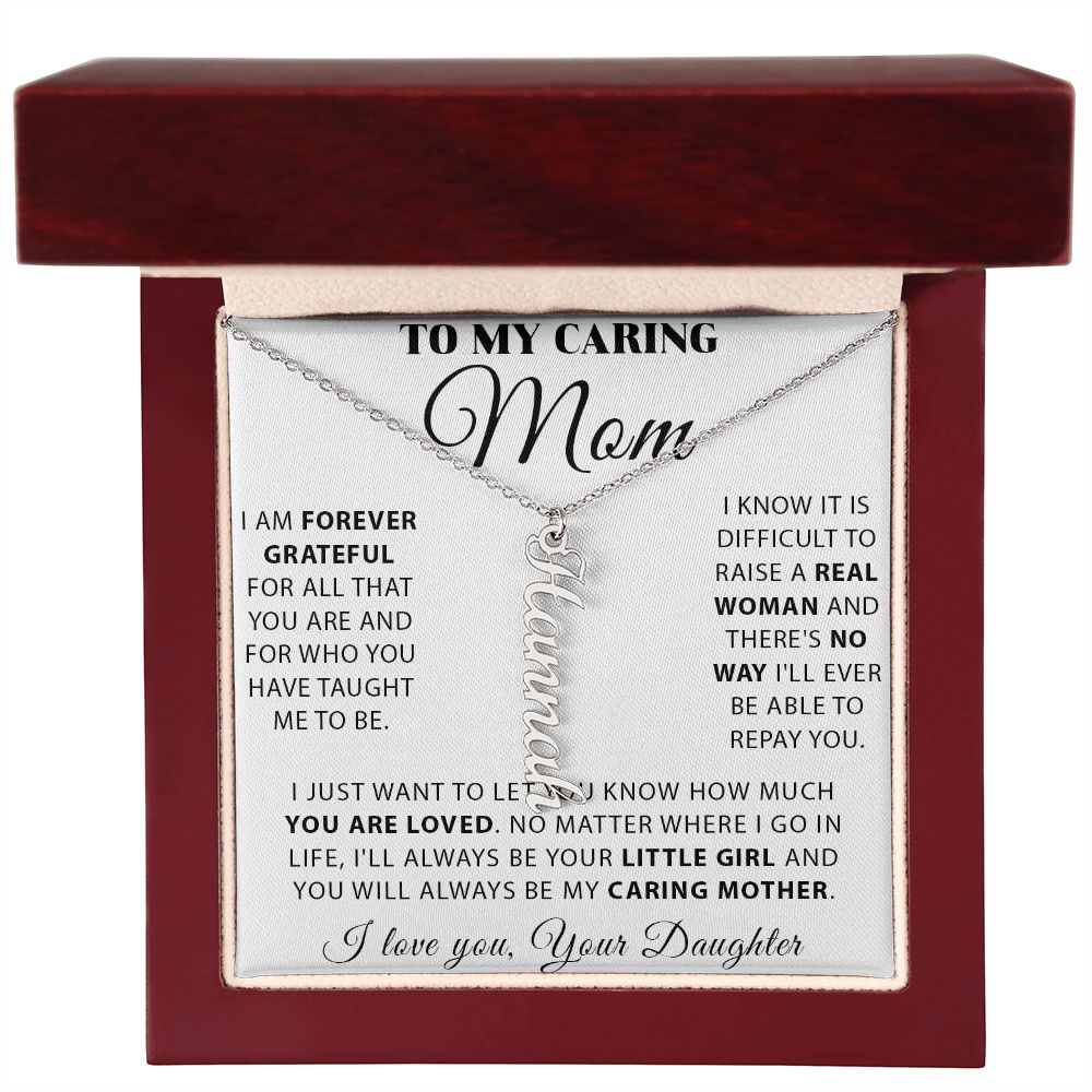 Vertical Personalized Name Necklace