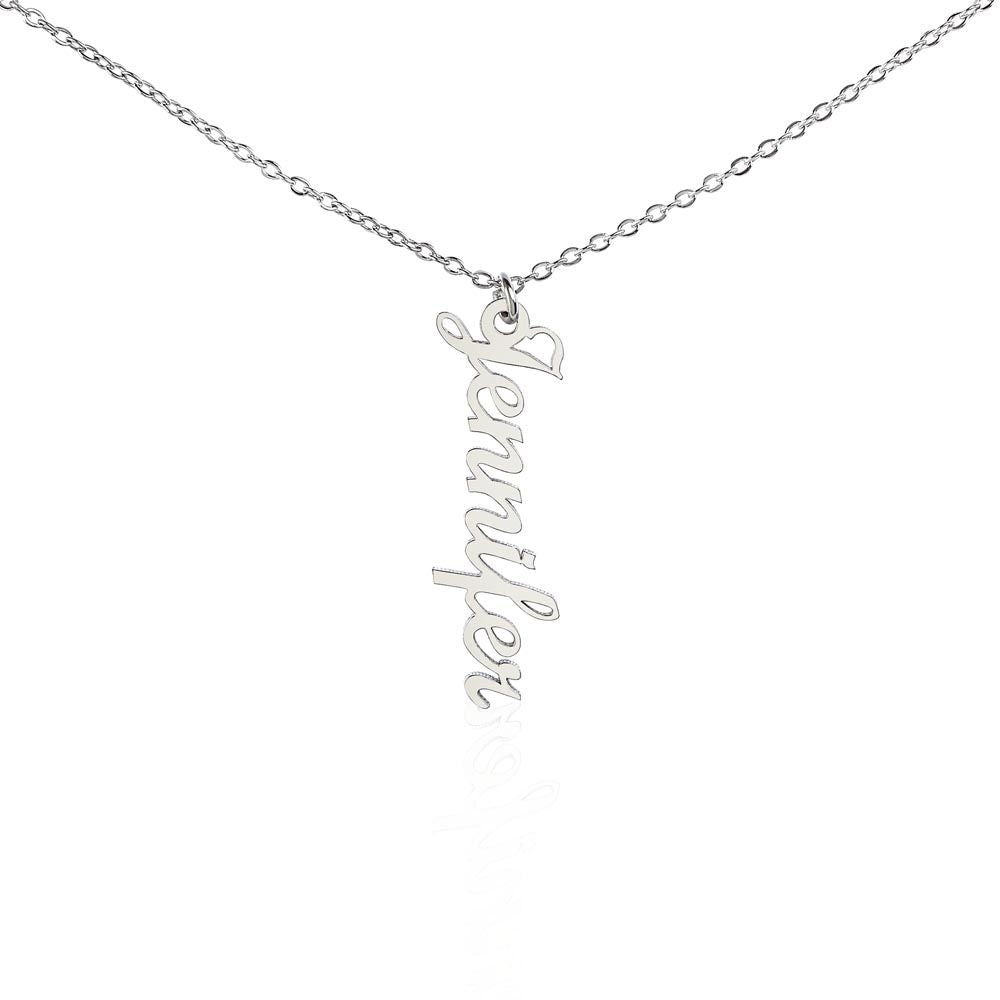 Vertical Customized Name Necklace
