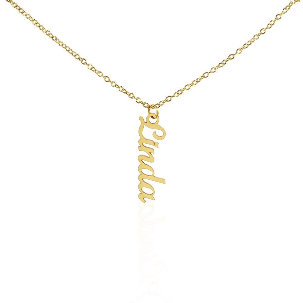 Vertical Customized Name Necklace