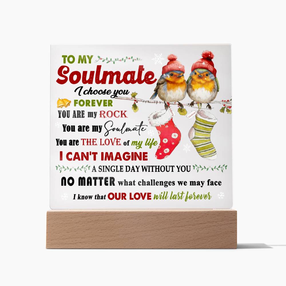 To my Soulmate, I choose you