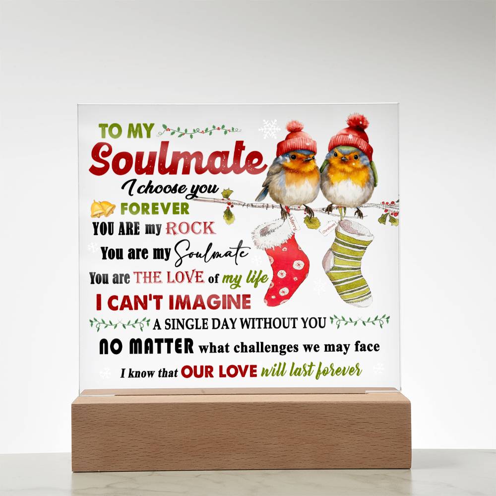To my Soulmate, I choose you