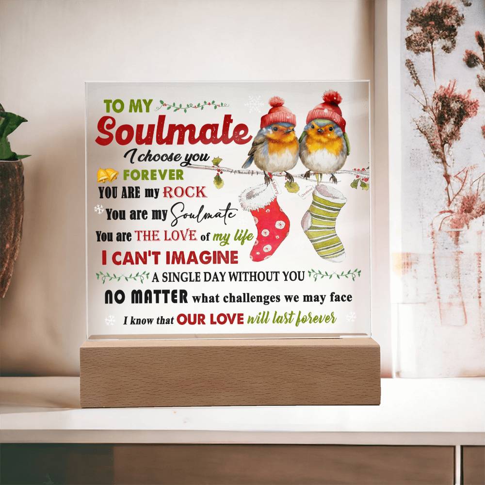 To my Soulmate, I choose you