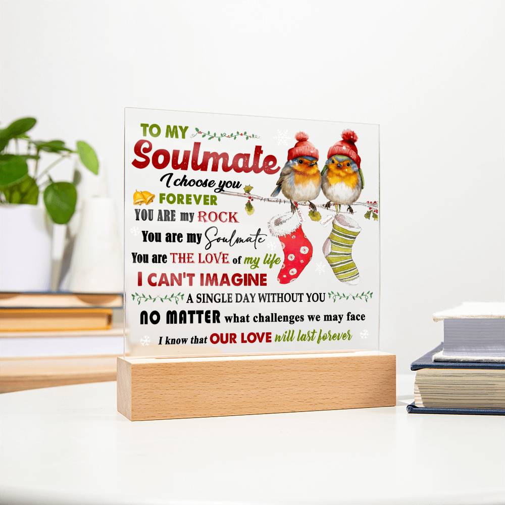 To my Soulmate, I choose you