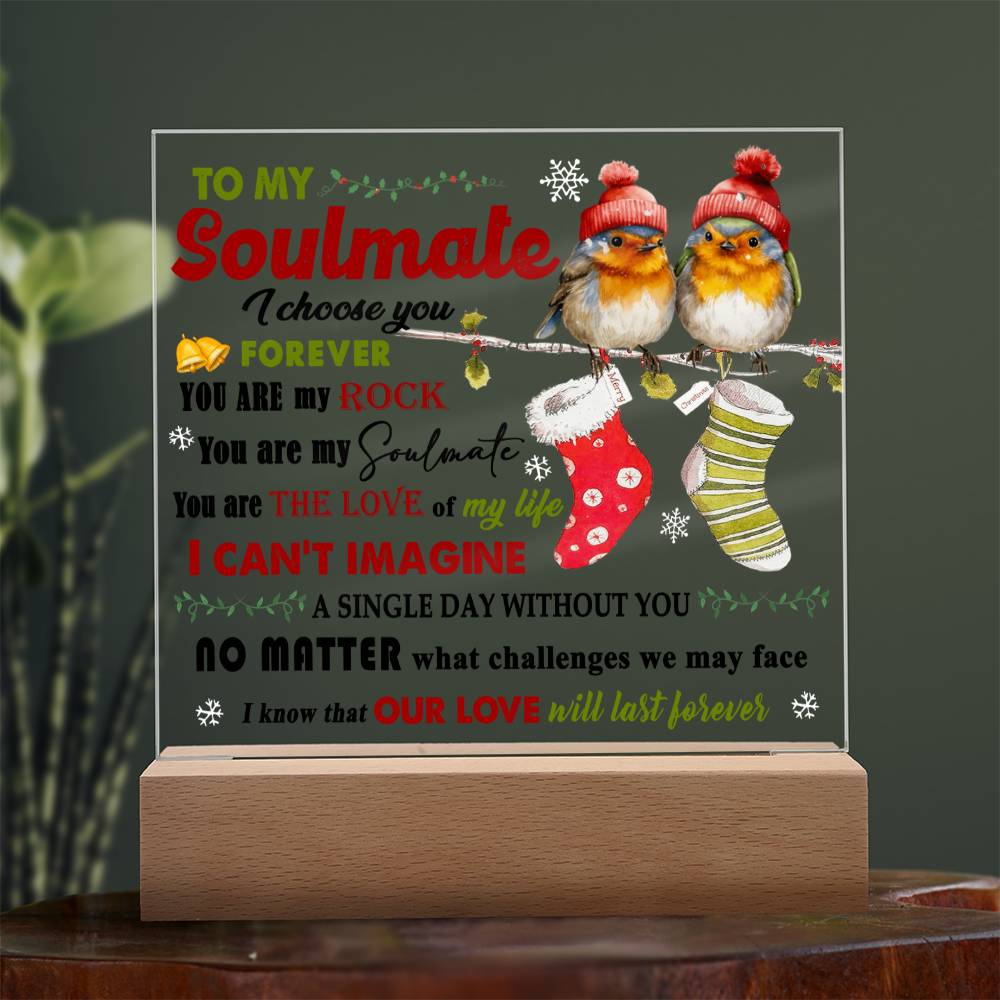 To my Soulmate, I choose you