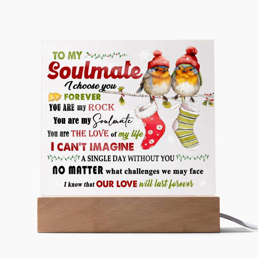 To my Soulmate, I choose you