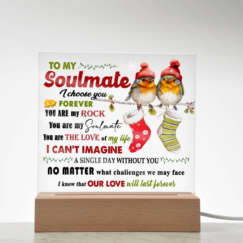 To my Soulmate, I choose you