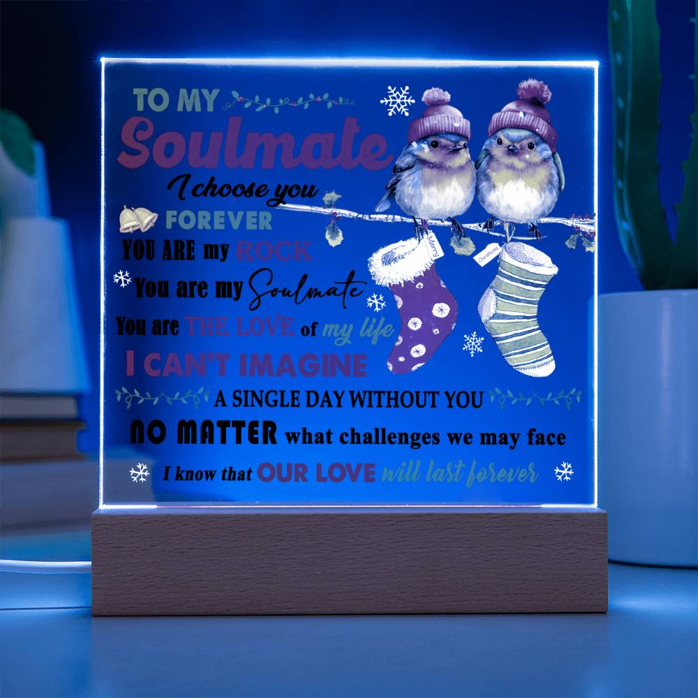 To my Soulmate, I choose you