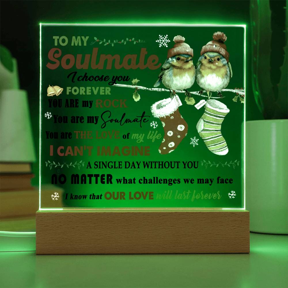 To my Soulmate, I choose you