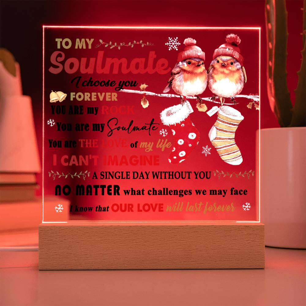 To my Soulmate, I choose you