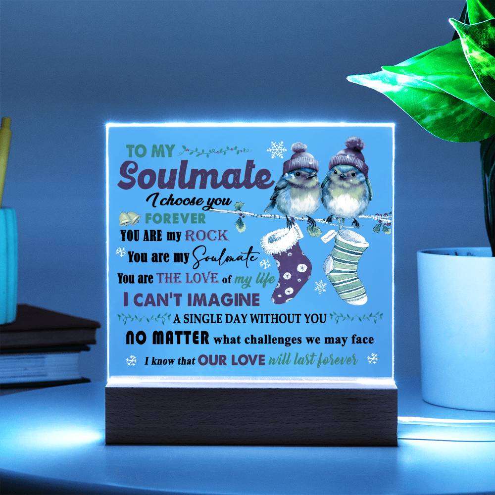 To my Soulmate, I choose you