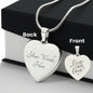 Engraved Live Laugh Love Necklace