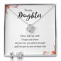 Gift for your Daughter, Love Knot Earring and Necklace Set