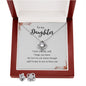 Gift for your Daughter, Love Knot Earring and Necklace Set