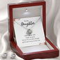 Gift for your Daughter, Love Knot Earring and Necklace Set