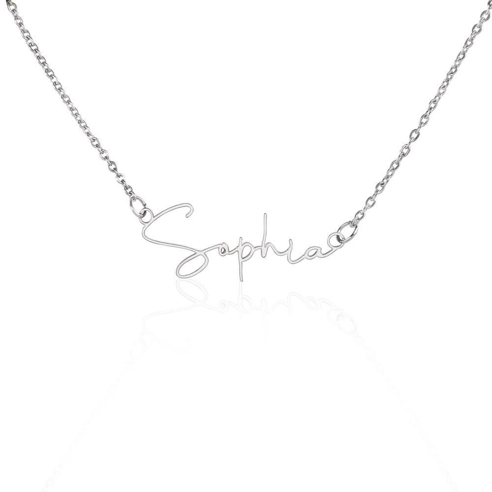 Signature Name Necklace for your love ones