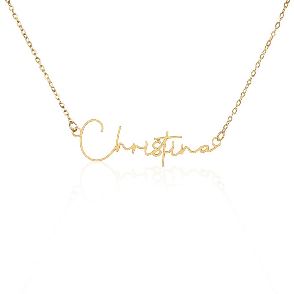 Signature Name Necklace for your love ones