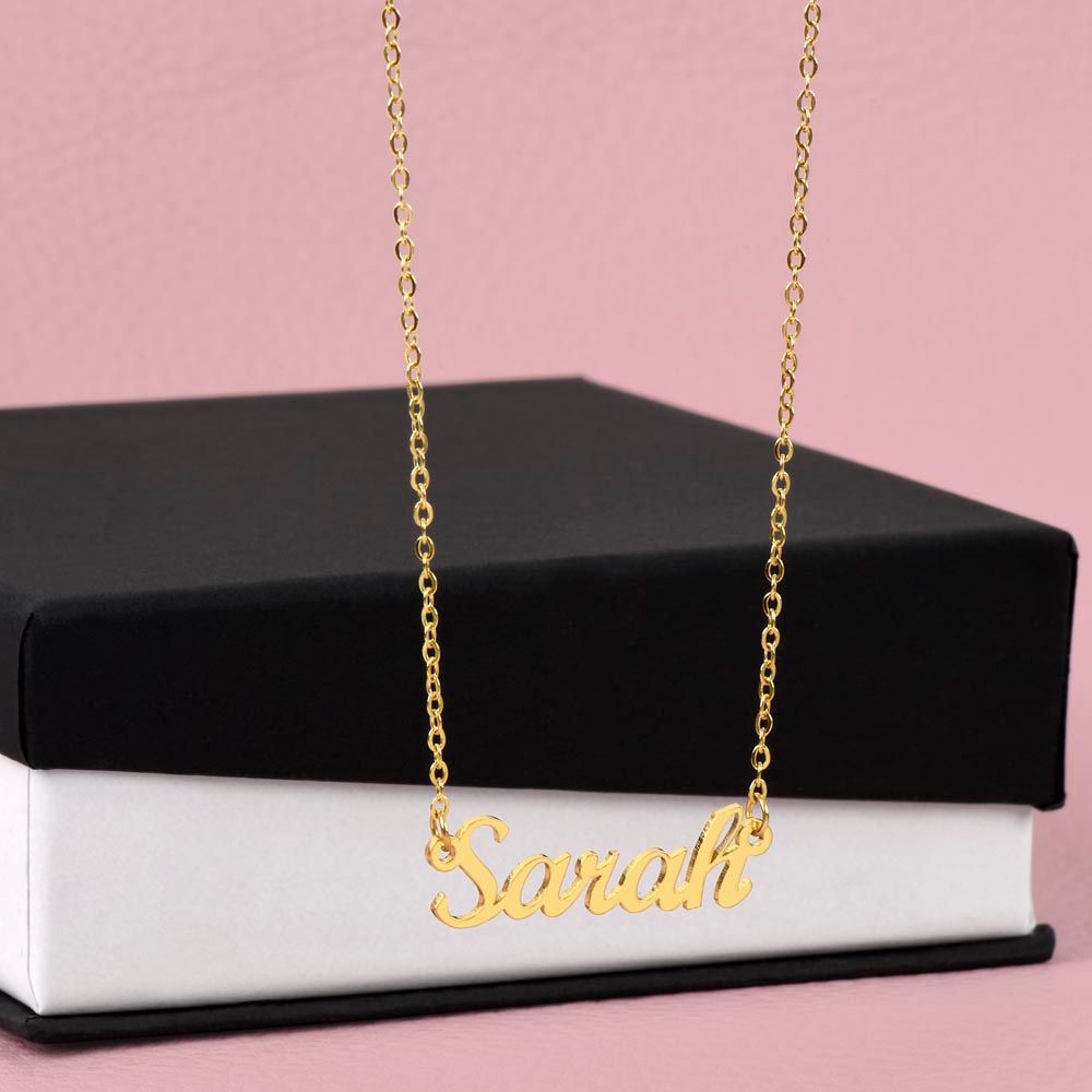To my Mother custom beautiful name necklace