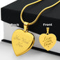 Engraved Live Laugh Love Necklace