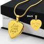 Engraved Live Laugh Love Necklace