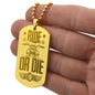 Engraved Dog Tag Necklace