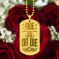 Engraved Dog Tag Necklace