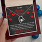 My Beautiful Soulmate, I will love you until my last breath Message card with Forever Love Necklace Gift Box