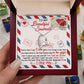 Message Card Jewelry Gift Box with Forever Love Necklace for my Beautiful Soulmate
