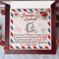 Message Card Jewelry Gift Box with Forever Love Necklace for my Beautiful Soulmate