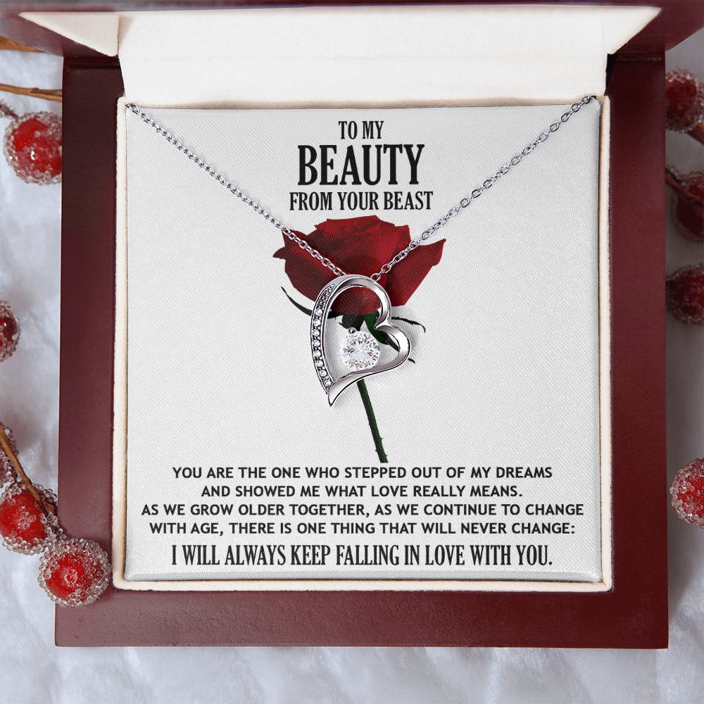 To My Beauty from your Beast Message Card Gift
