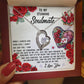 To My Stunning Soulmate Forever Love Necklace with Message card