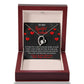 My Beautiful Soulmate, I will love you until my last breath Message card with Forever Love Necklace Gift Box