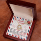 Message Card Jewelry Gift Box with Forever Love Necklace for my Beautiful Soulmate