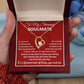 To My Stunning Soulmate Message Card with Necklace Gift Box