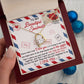 Message Card Jewelry Gift Box with Forever Love Necklace for my Beautiful Soulmate