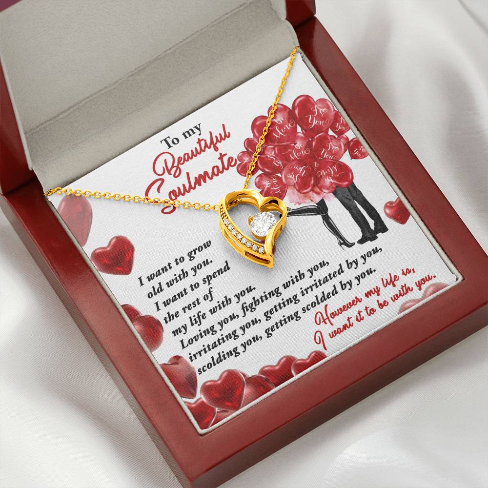 To my Soulmate I want to grow old with you