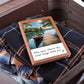 "The Spot where my soul sings with joy" leather cover journal