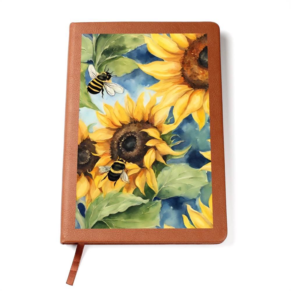 Sunflowers & Bees Journal cover