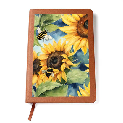 Sunflowers & Bees Journal cover