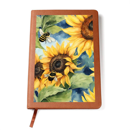 Sunflowers & Bees Journal cover