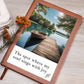 "The Spot where my soul sings with joy" leather cover journal