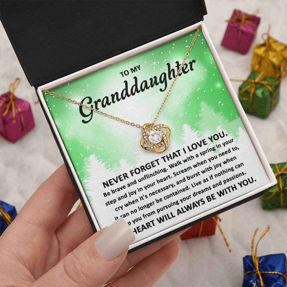 To My Granddaughter Pursuing your Dreams
