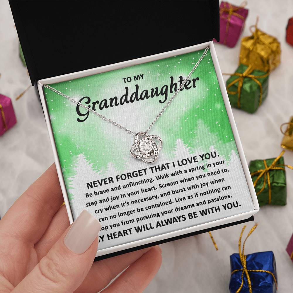 To My Granddaughter Pursuing your Dreams