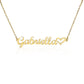 Custom Heart Name Necklace