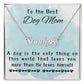 Name Necklace + Paw character for Dog Mom's