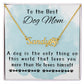Name Necklace + Paw character for Dog Mom's