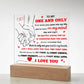 To My One and only Acrylic